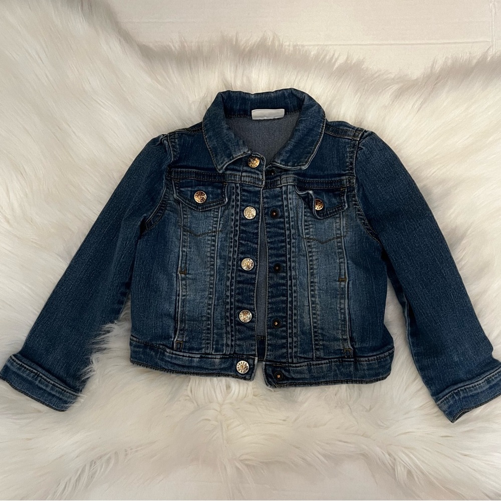 Crazy 8 Jean Jacket Denim Coat Girls 4T